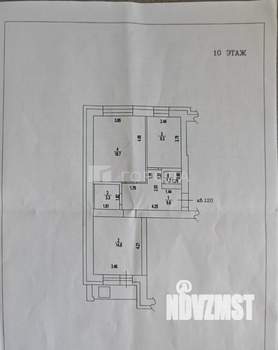 2-к квартира, вторичка, 56м2, 10/10 этаж
