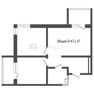 3-к квартира, вторичка, 47м2, 17/18 этаж