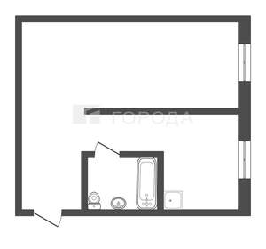 1-к квартира, вторичка, 33м2, 1/5 этаж
