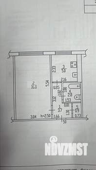 1-к квартира, вторичка, 30м2, 5/9 этаж