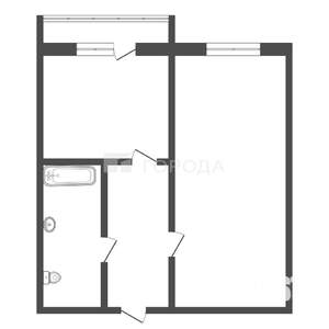 1-к квартира, вторичка, 29м2, 5/5 этаж