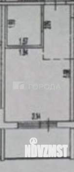 Студия квартира, вторичка, 23м2, 1/2 этаж